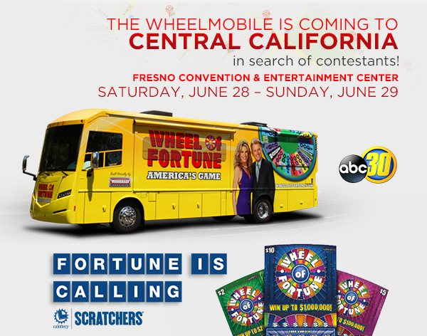 Wheel of Fortune is coming to Fresno - ABC30 Fresno