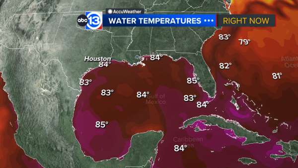 Current Gulf Of Mexico Water Temperature Map Gulf Of Mexico Water Temperature - Abc13 Houston