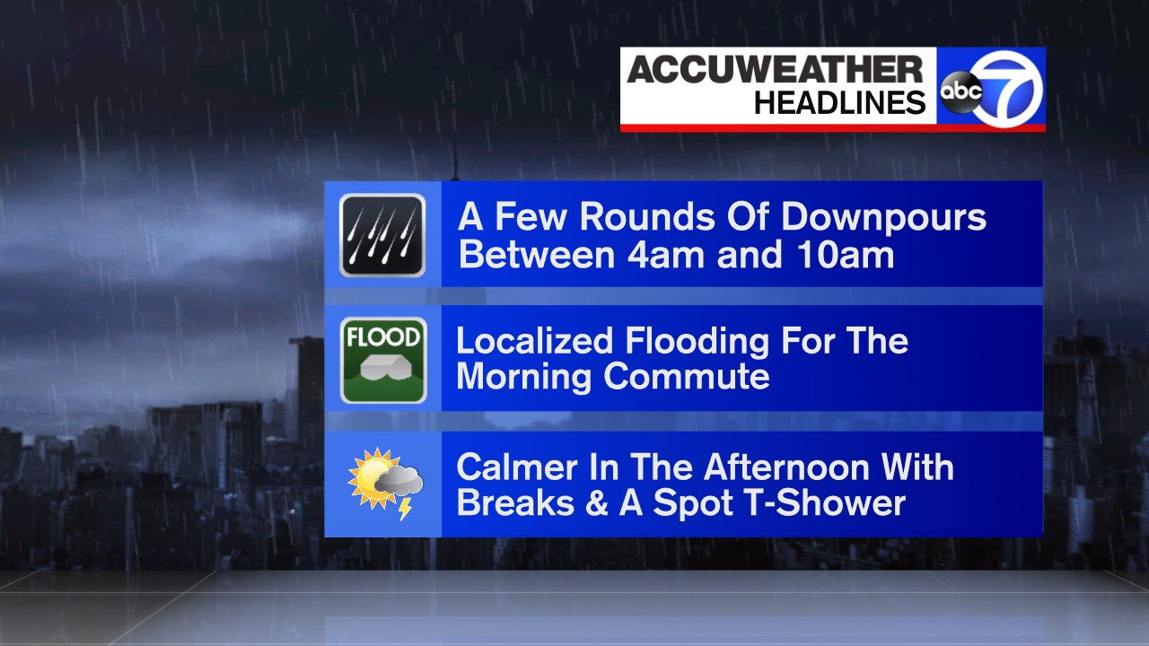 Accuweather Alert Thunderstorms on the way ABC7 New York