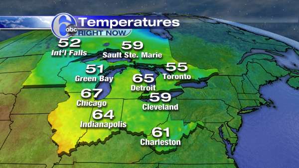 N. Central U.S. Temperatures