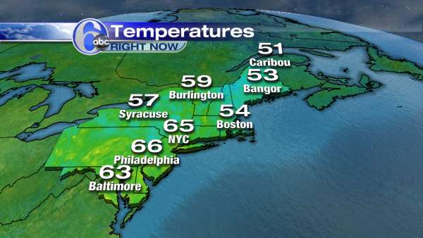 Northeast Temperatures