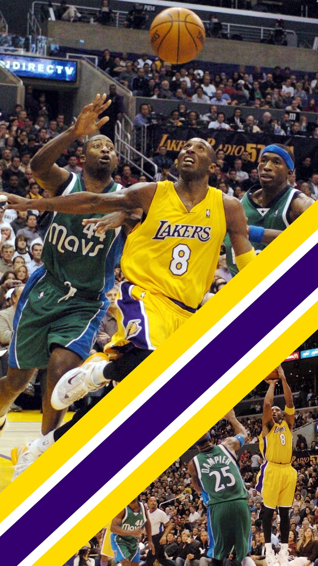 Kobe & Gianna Bryant Murals on Twitter: Kobe in the throwback blue Lakers  jerseys  / Twitter