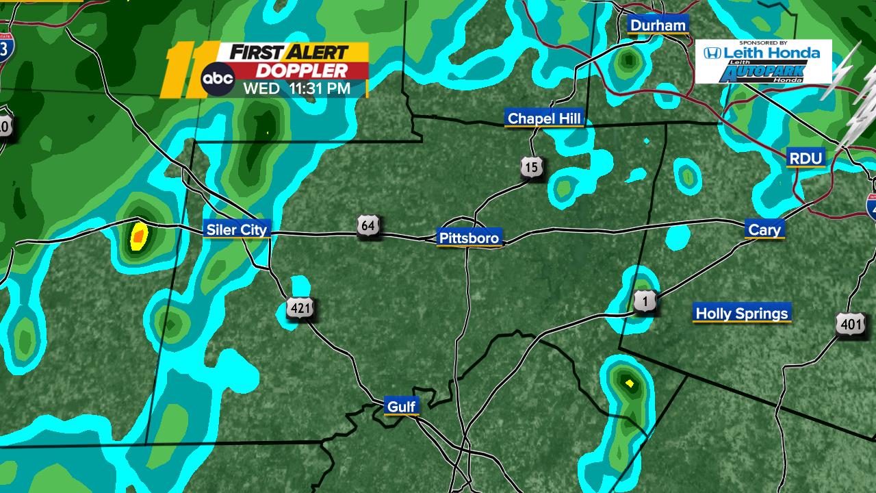 Wake Doppler Radar Map Abc11 Raleigh Durham